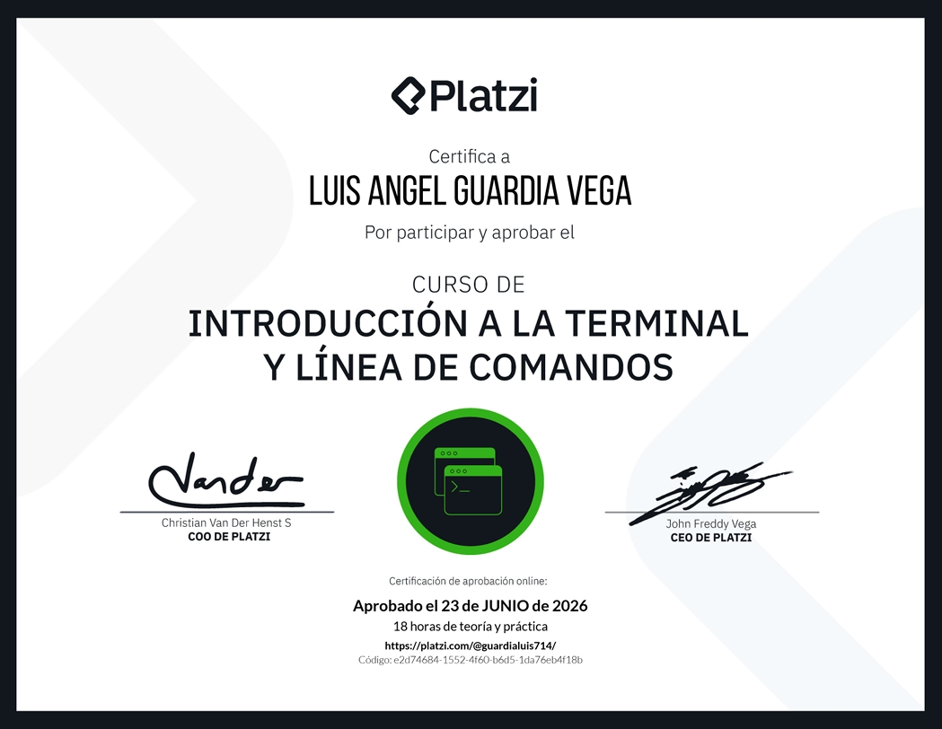 Certificado Linux CLI